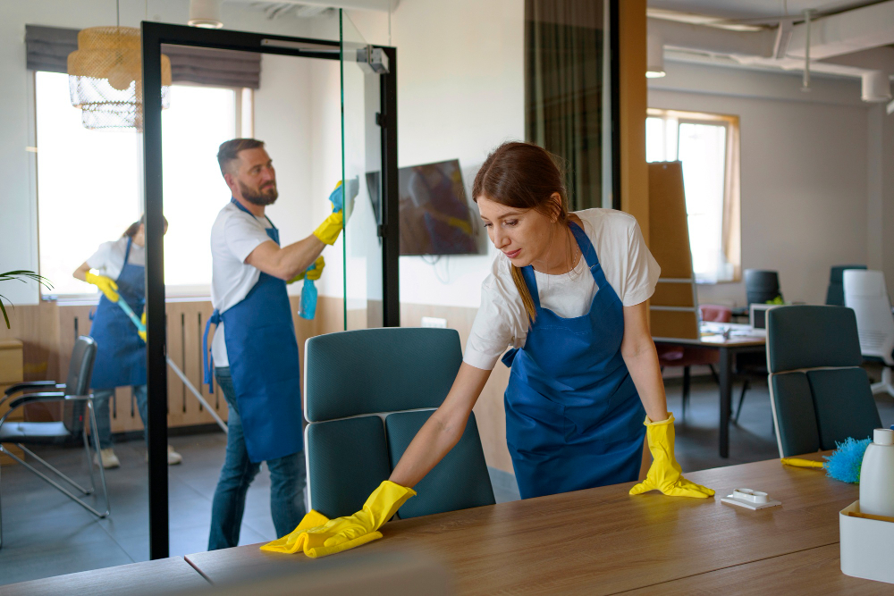Residential and commercial cleaning team in saskatoon by 365 commercial cleaning services ltd