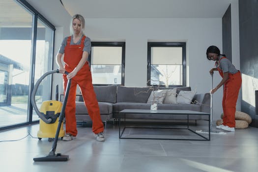 Professional residential cleaning for kitchens, bathrooms, and living spaces